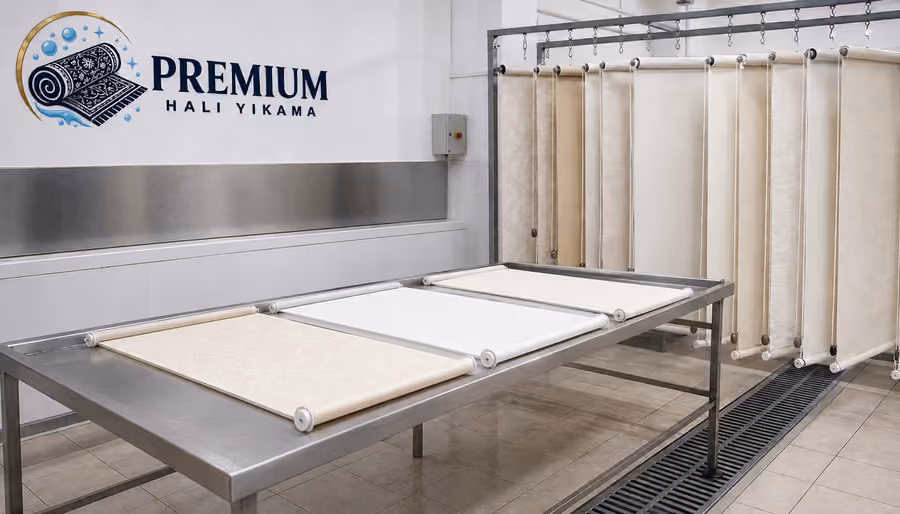 Stor perde kurutma işlemi